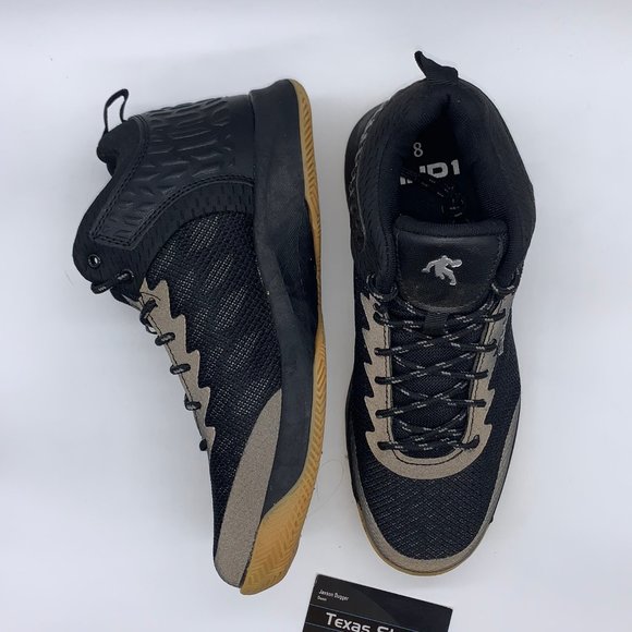 And1 Black Gum Basketball Shoes - Picture 4 of 8